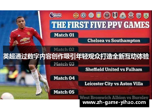 英超通过数字内容创作吸引年轻观众打造全新互动体验